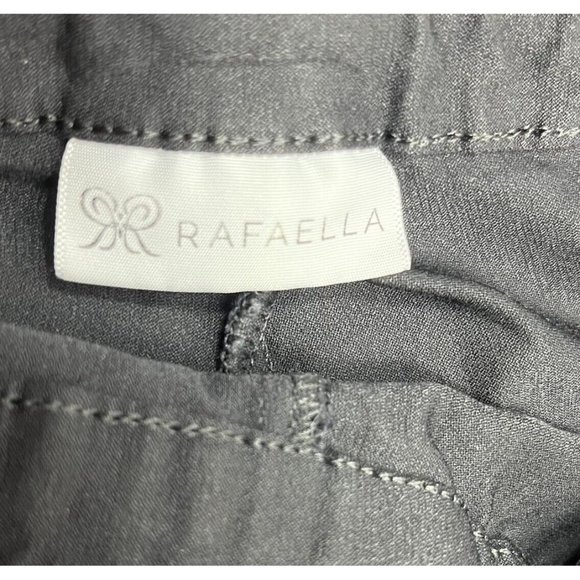 RAFAELLA Women Comfort Stretch Capri Pants Color Black Size 10 - Picture 9 of 10
